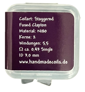 DL #11 2-Kern Staggered Fused Clapton single